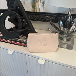 Dior Elegant Cream Cosmetic Bag